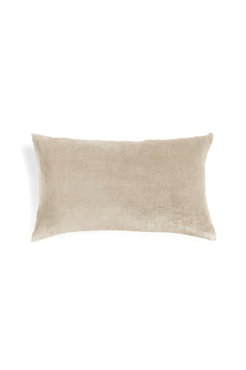 CHRISTY Luxury Filled Velvet 'Jaipur' Rectangle Cushions in Brown