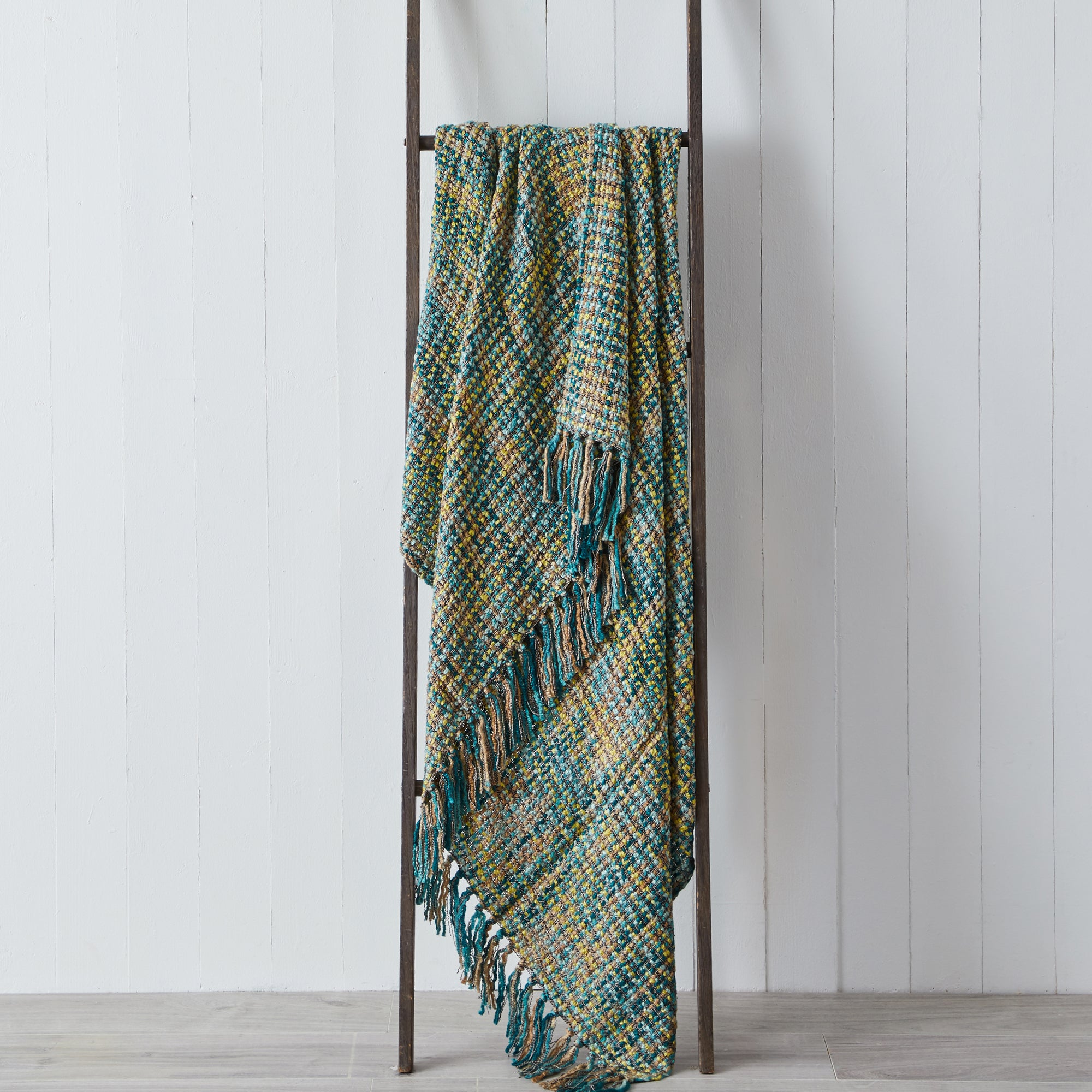 Baoli Woven 140cm x 180cm Throw Teal (Green)