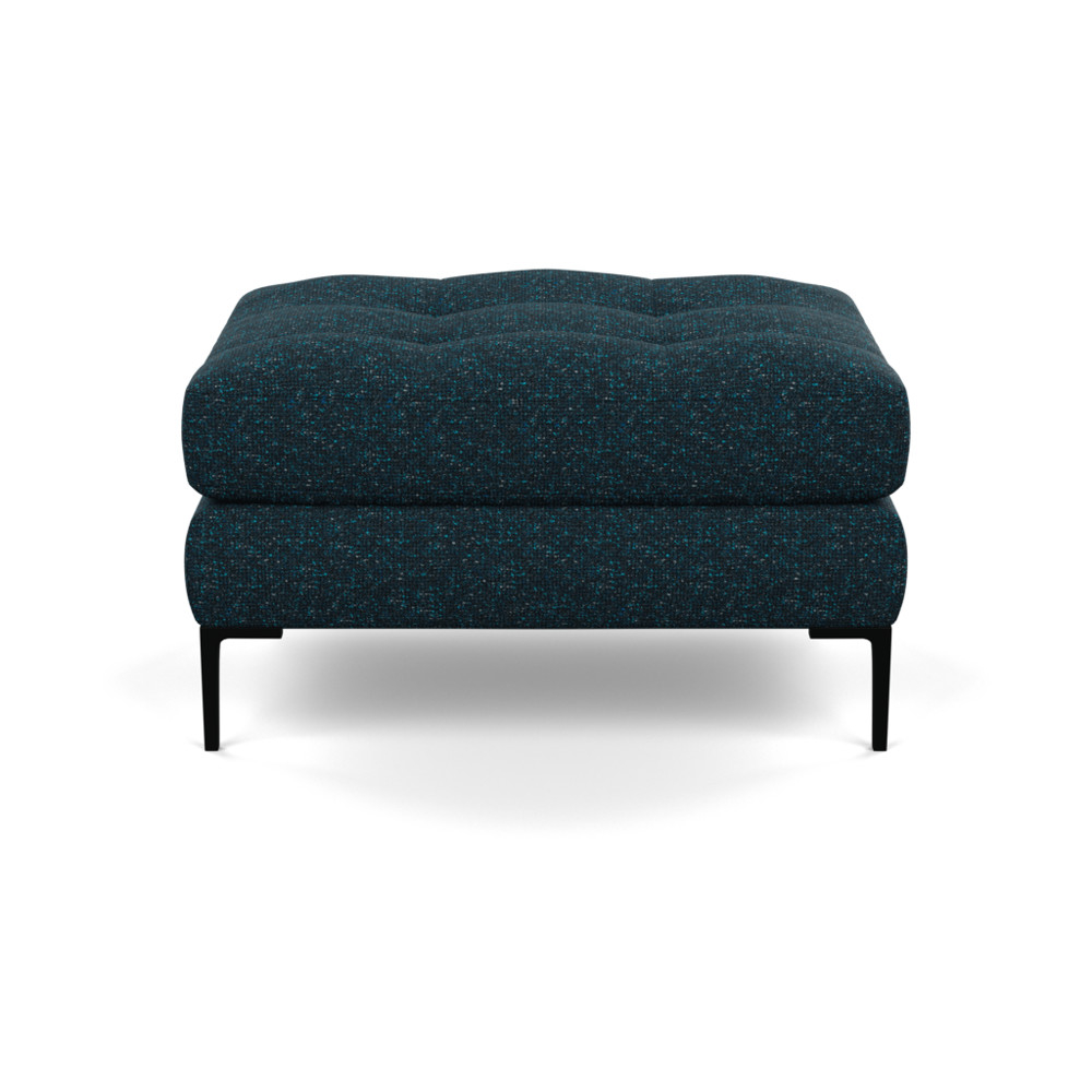 Heal's Eton Footstool Brecon Ink Black Feet