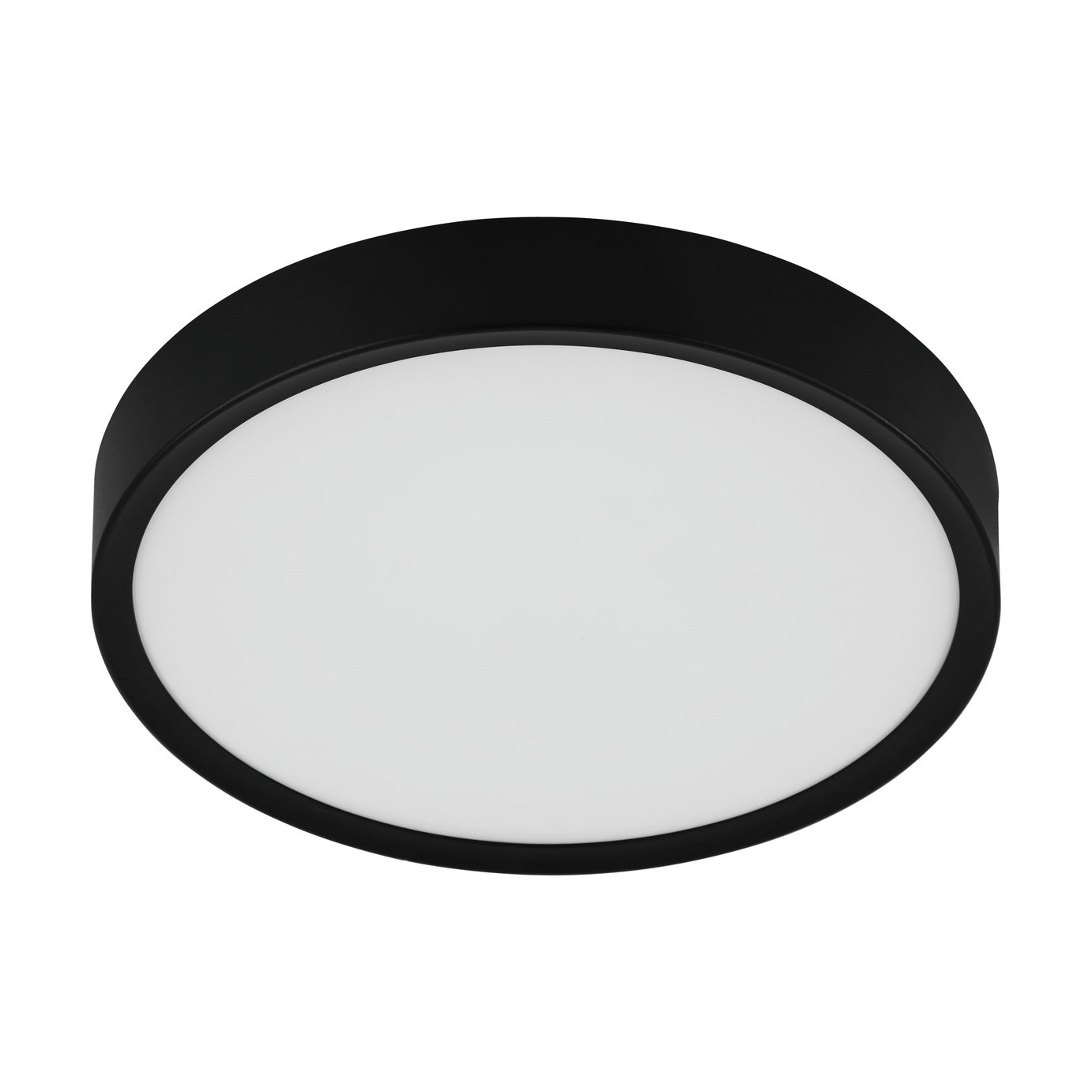 Eglo Musurita Black LED Flush Ceiling Light - Black