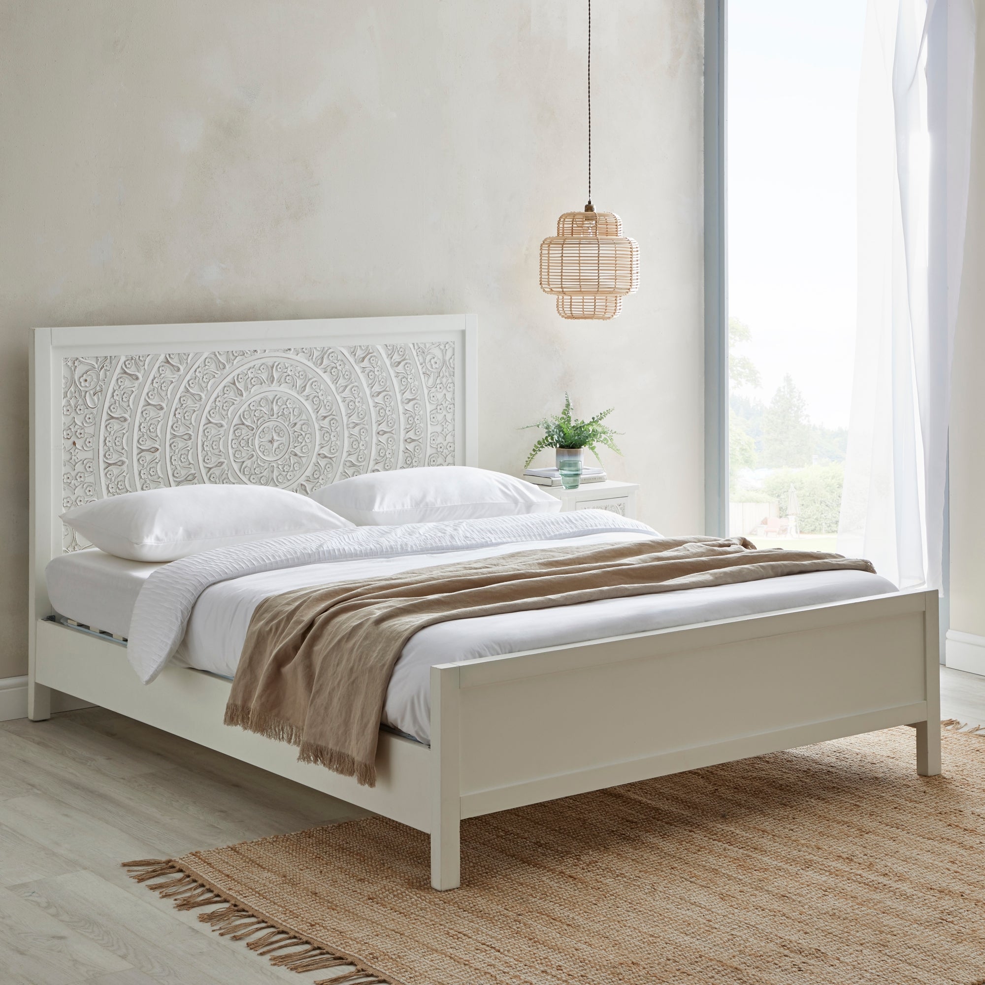 Samira Bed Frame White