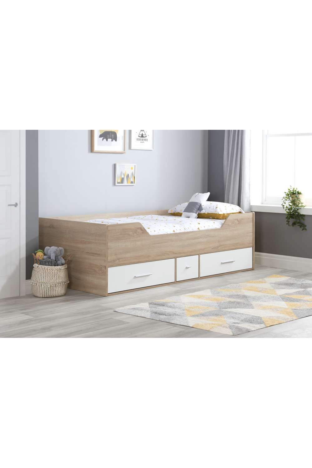 Birlea Camden Cabin Bed in Brown