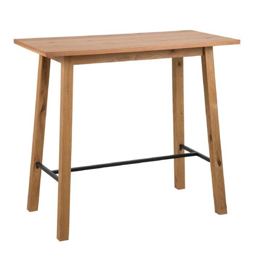 netfurniture Belgravia Bar Table in Oak in Brown
