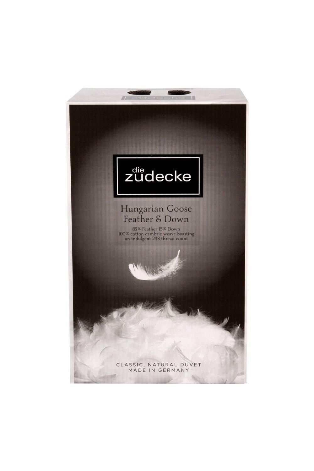 die zudecke Hungarian Goose Feather & Down 4.5tog Duvet in White