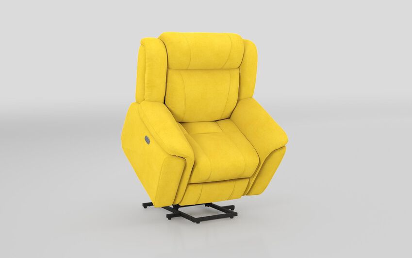 Green Fabric Elland Lift & Rise Power Chair