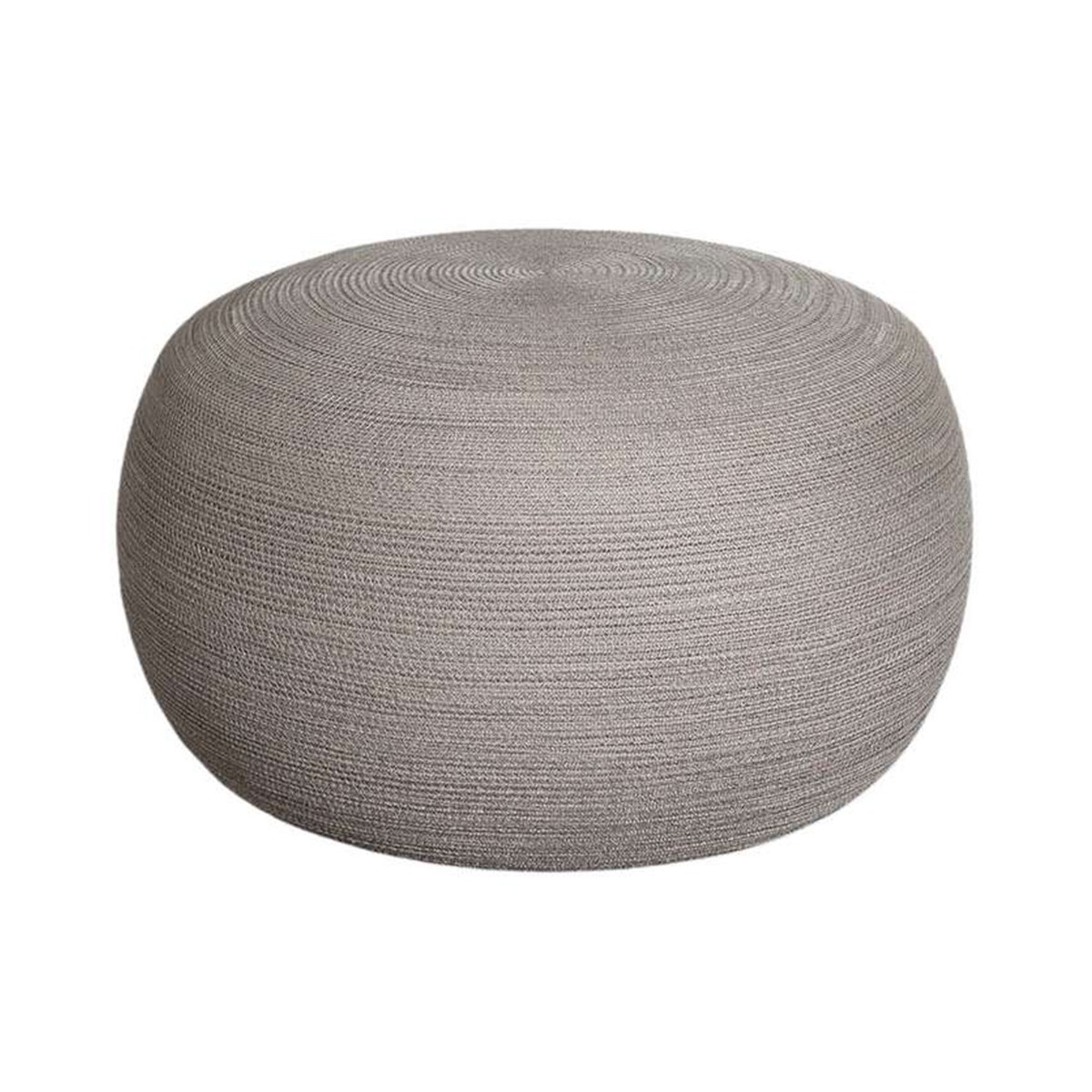 Cane-line Circle Large Footstool, Taupe