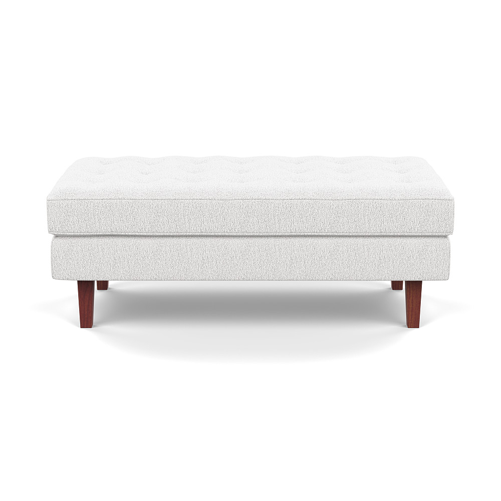 Heal's Hepburn Ottoman Loop Boucle Polar Walnut
