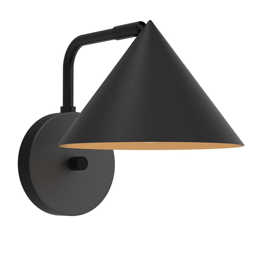 Netlighting Alora Mood Remyck Dome Wall Lamp Contemporary Matt Black 1x E27