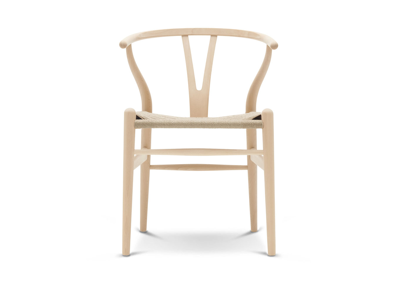 Carl Hansen & Søn Wishbone Chair CH24 Soaped Beech Natural Paper Cord Seat