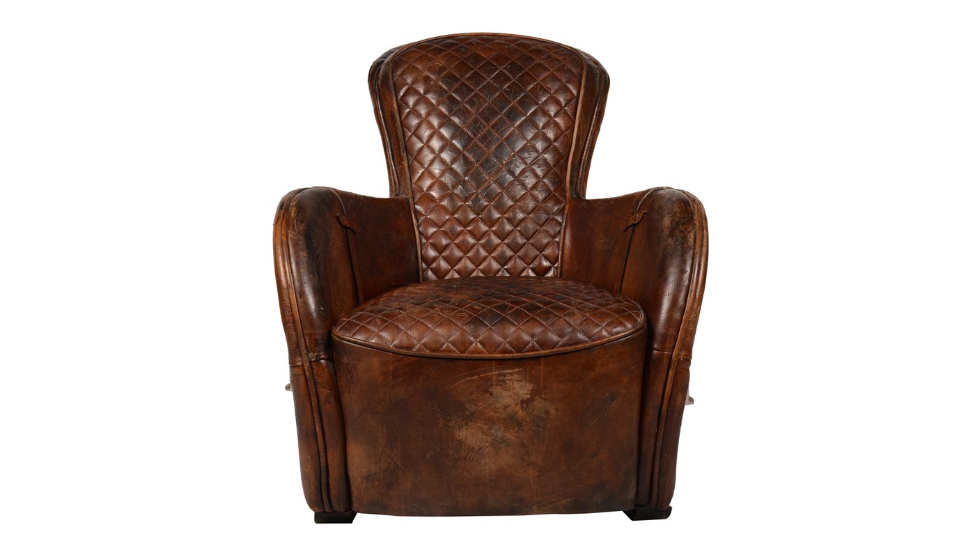 Timothy Oulton Saddle Chair Buck'dN Brok'n