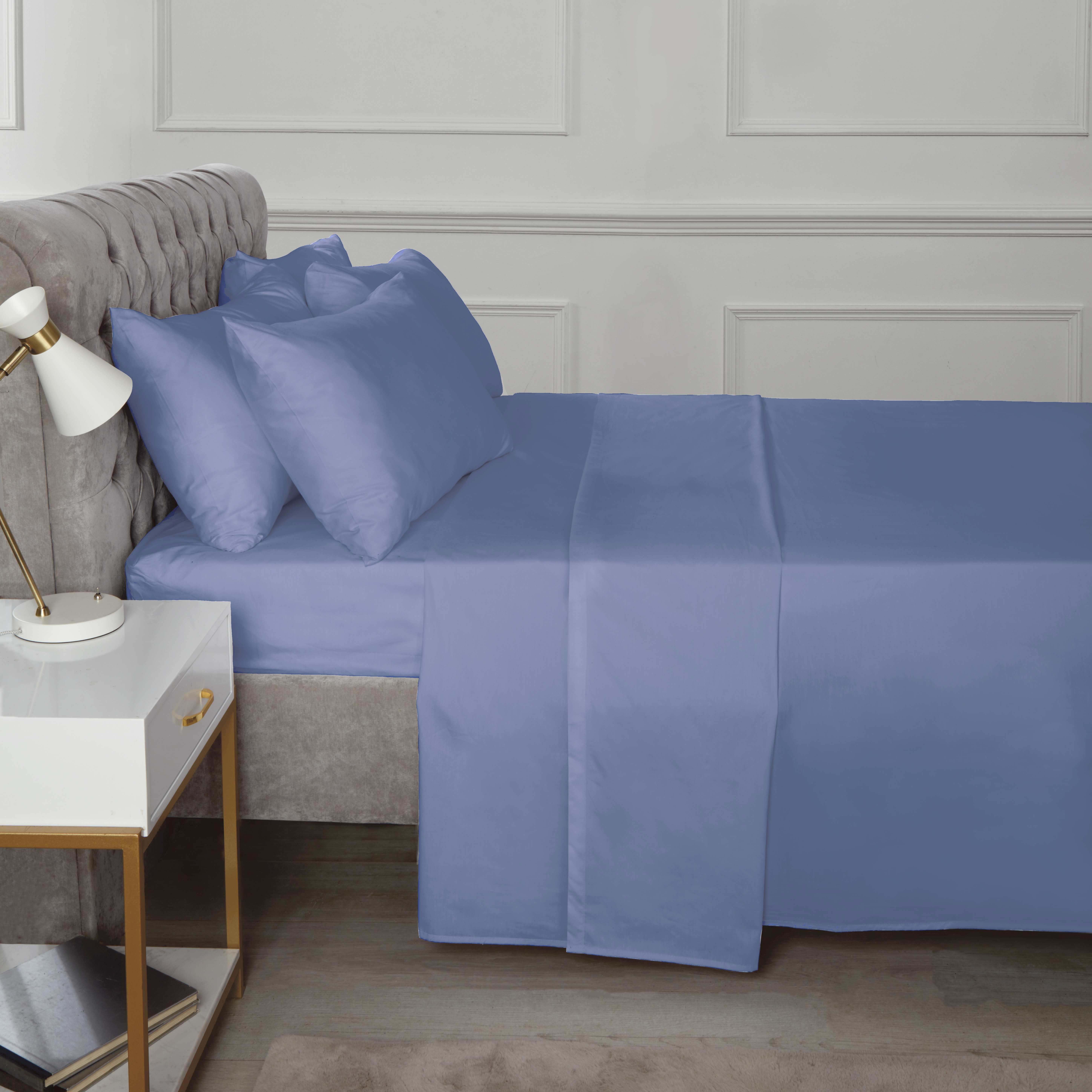 Rapport Home TH Percale Fitted Sheet in Blue