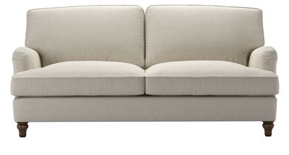Bluebell 3 Seat Sofa Bed in Canvas Pure Belgian Linen - sofa.com