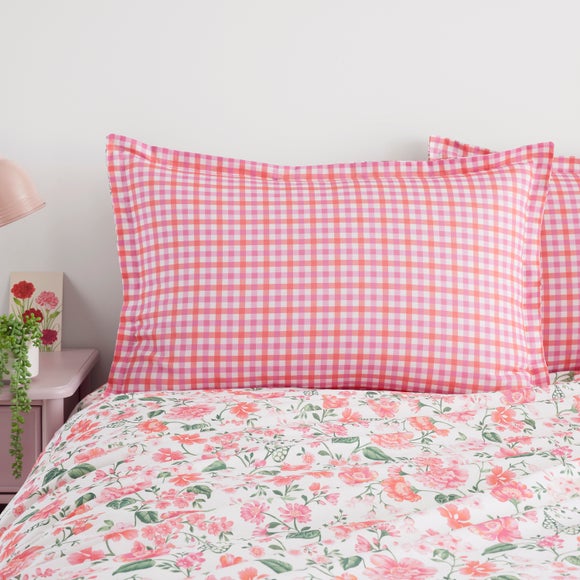 Eden Floral Polycotton Oxford Pillowcase