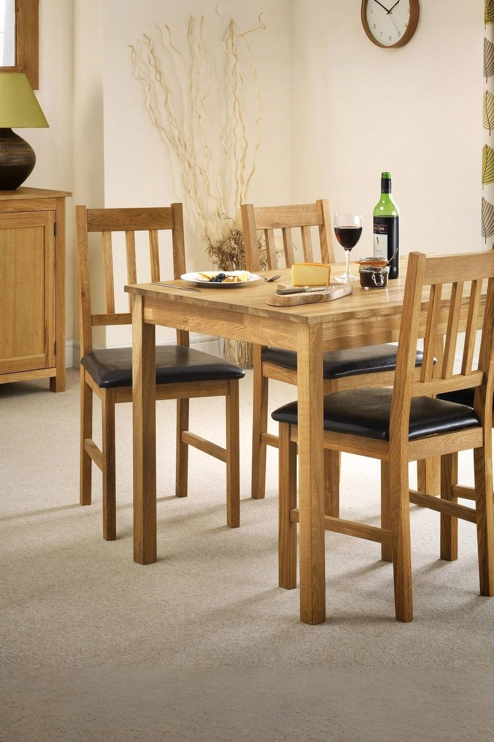 Julian Bowen Coxmoor Dining Chair (Set of 2) in Light Oak