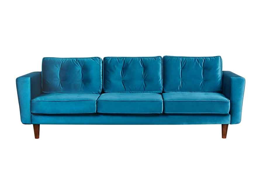 Luciene  3 seat sofa Genova Peacock