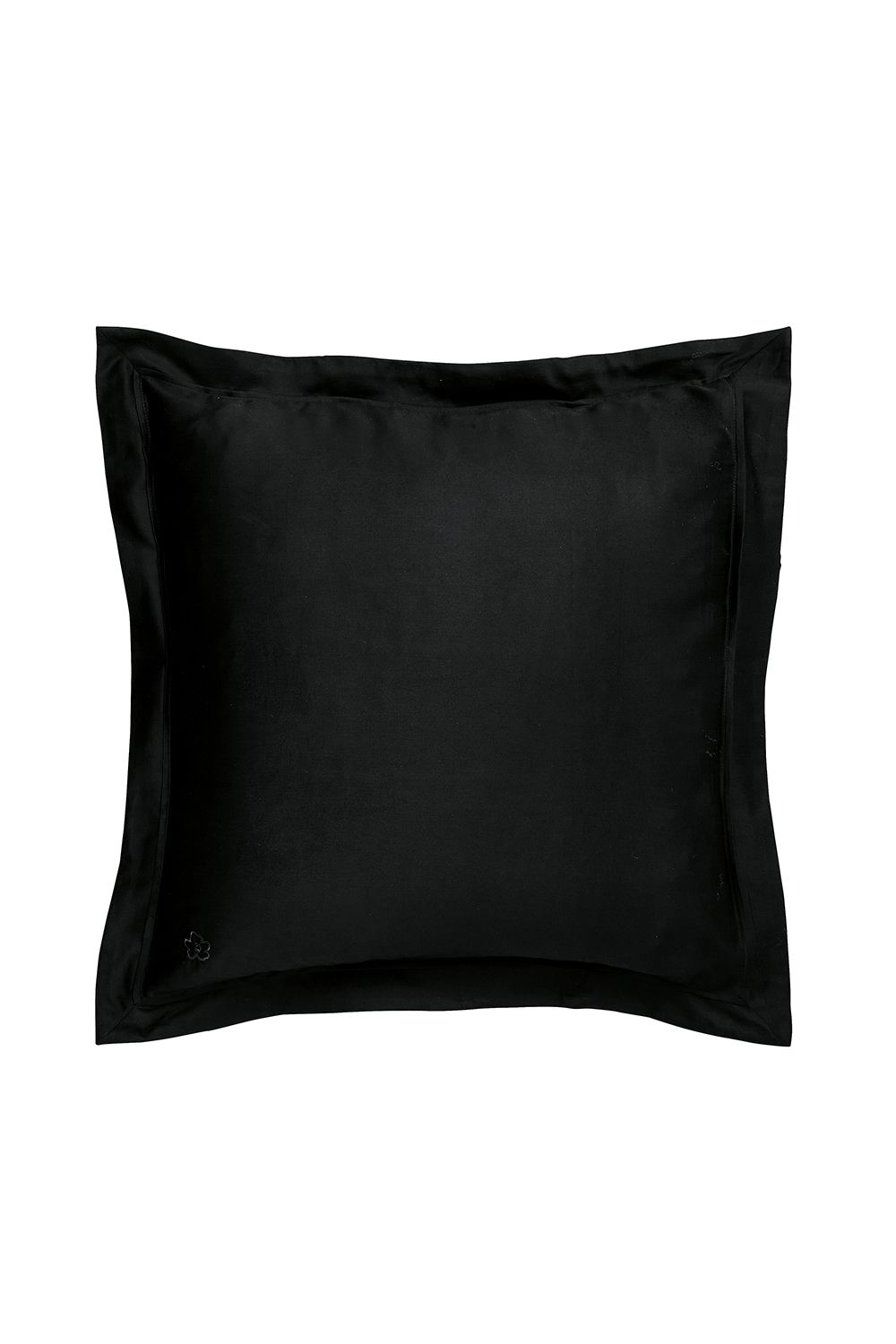 Ted Baker 'TB Plain Dye' Cotton Sateen Square Oxford Pillowcase in Black