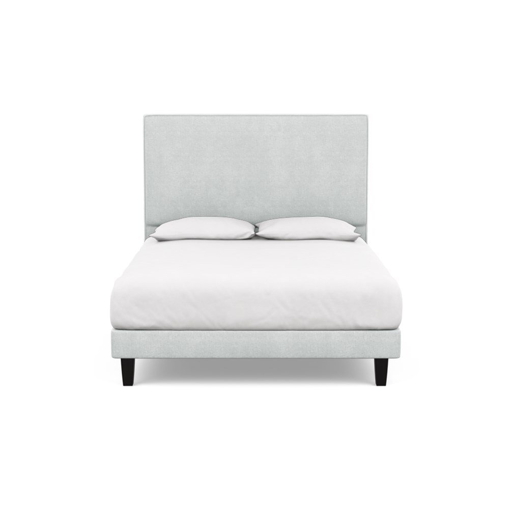 Heal's Heal's Shallow Divan King Broad Weave Tin Dark Solid Wood Feet
