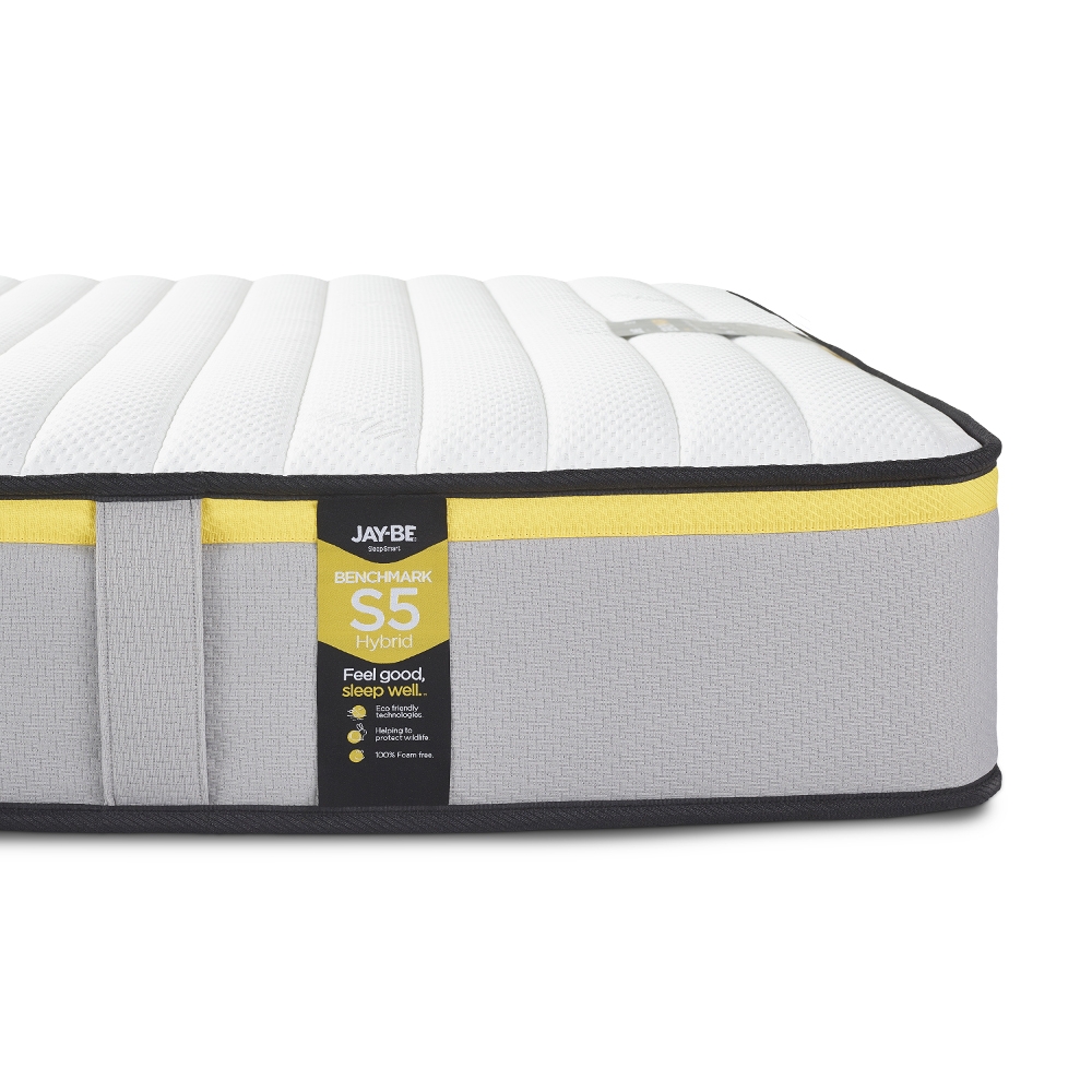 Jay-Be Benchmark S5 Hybrid Pocket Spring Mattress - 4ft Small Double (120 x 190 cm)