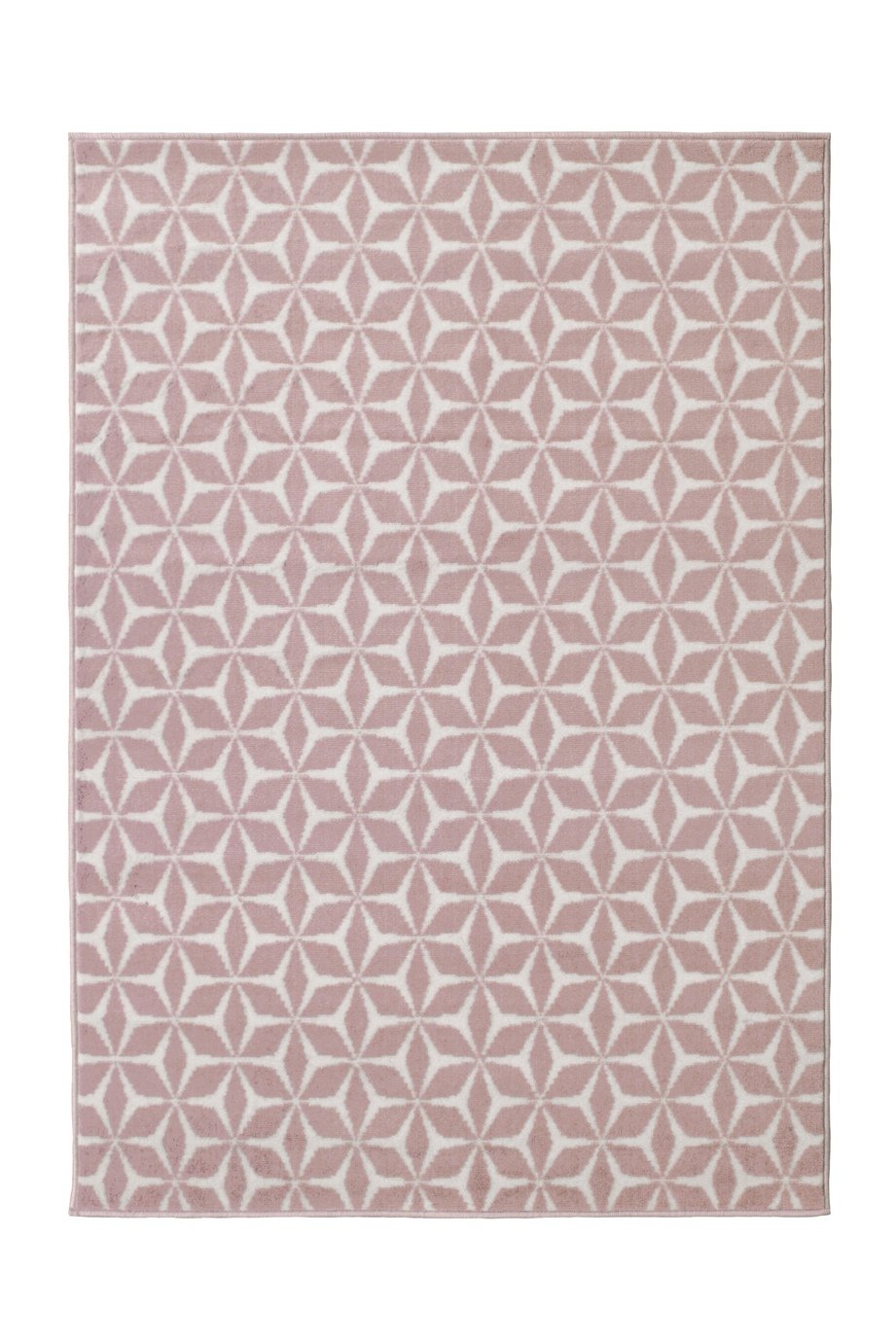 Homemaker Mini Geo Rug - 80x150cm - Blush Pink