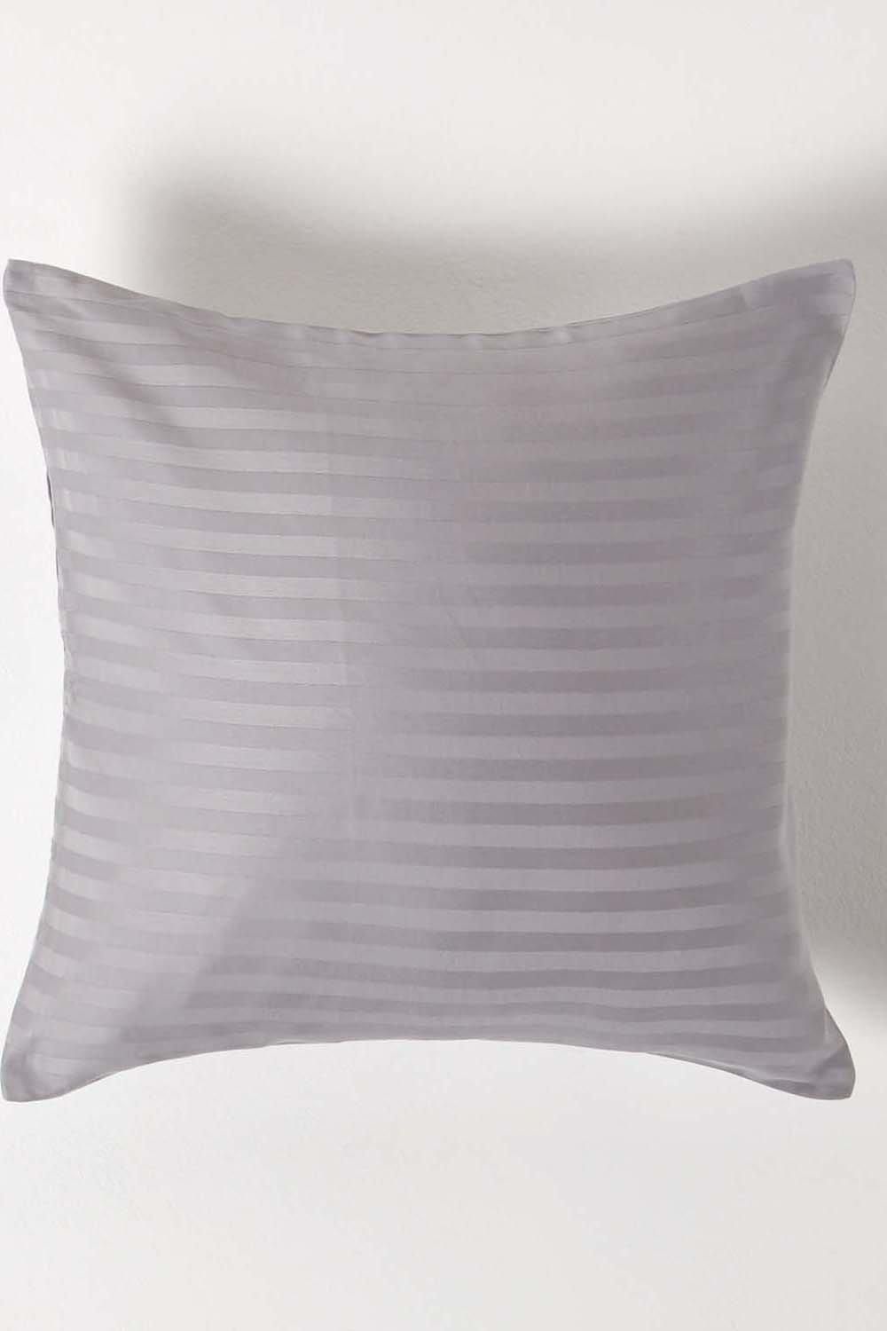 Homescapes Continental Egyptian Cotton Pillowcase 330 TC, 40 x 40 cm in Grey