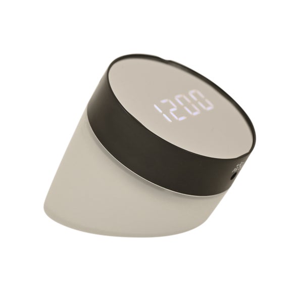 Hometime Cylindrical Light Up Digital Flip-Over Alarm Clock