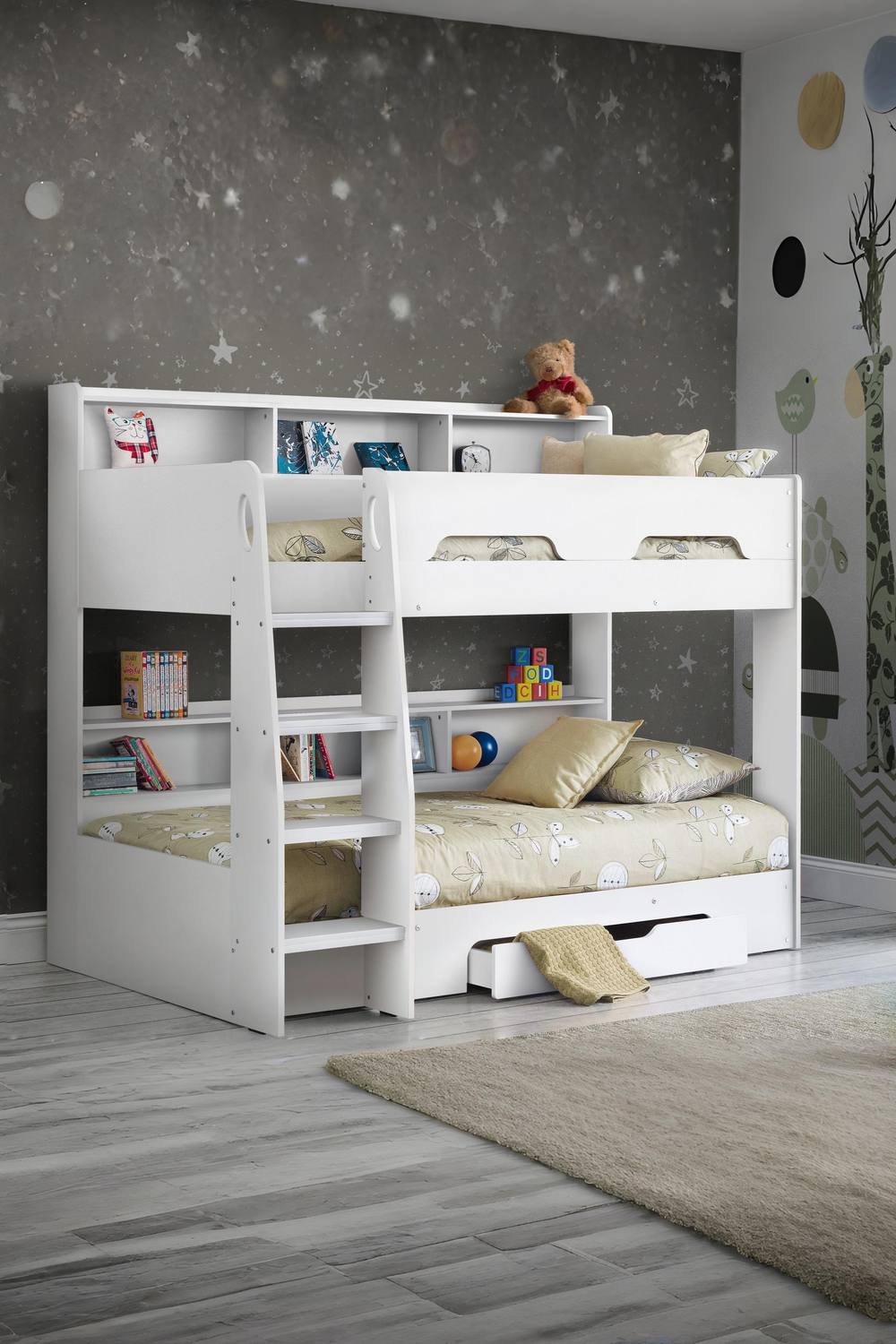 Julian Bowen Orion Bunk Bed in White