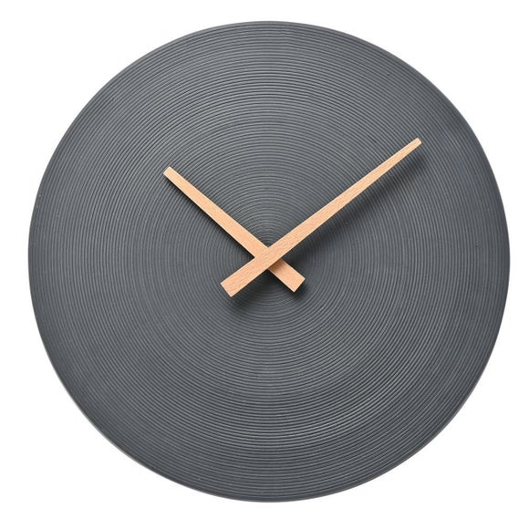 Interval Cement Wall Clock