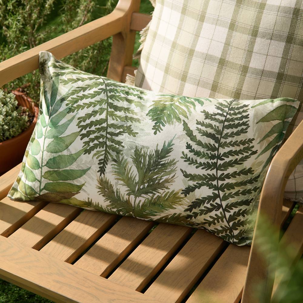 Voyage Maison Elowen Reversible Water-Resistant Outdoor Cushion in Green
