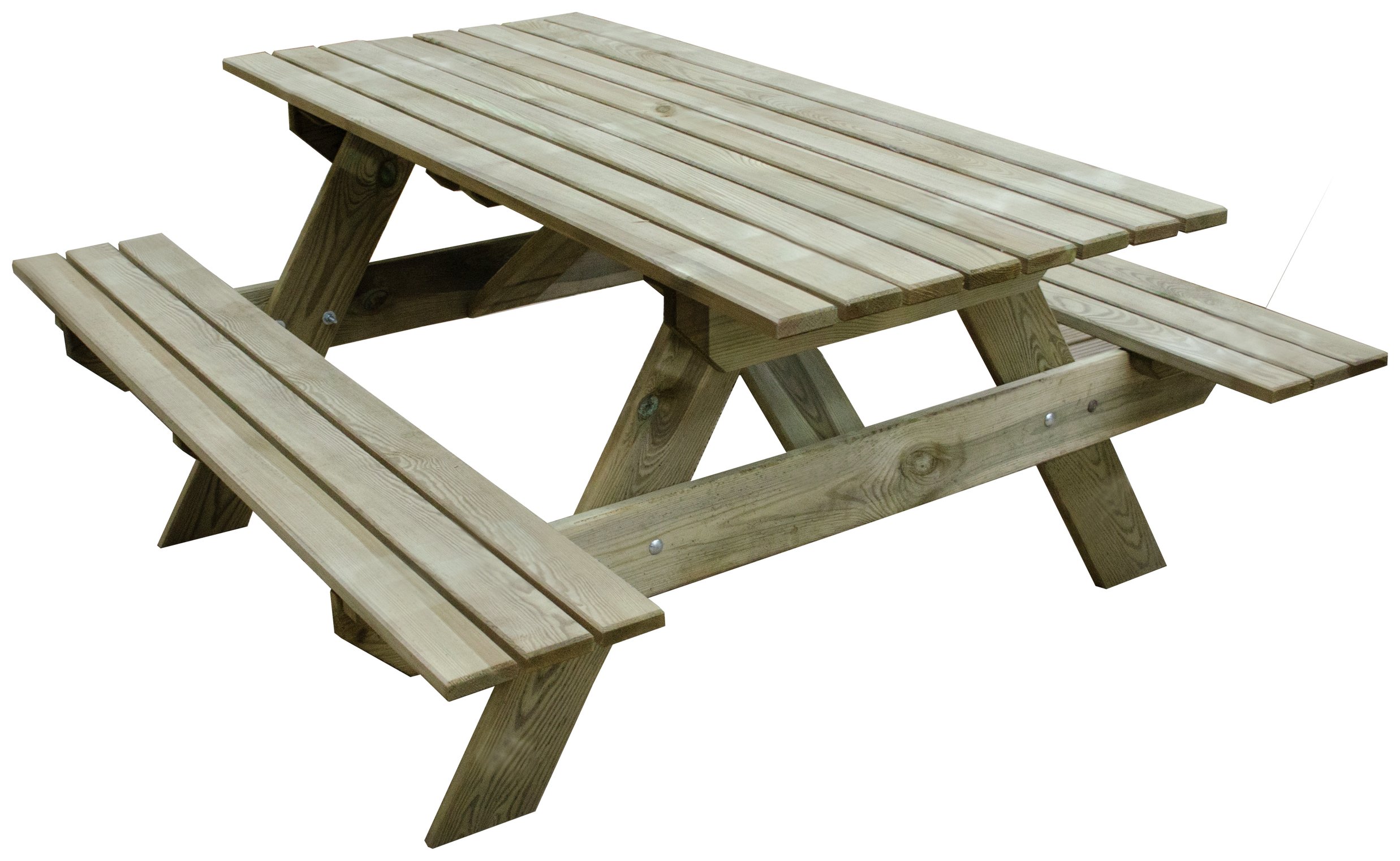 Forest Garden Rectangular 4 Person Picnic Table
