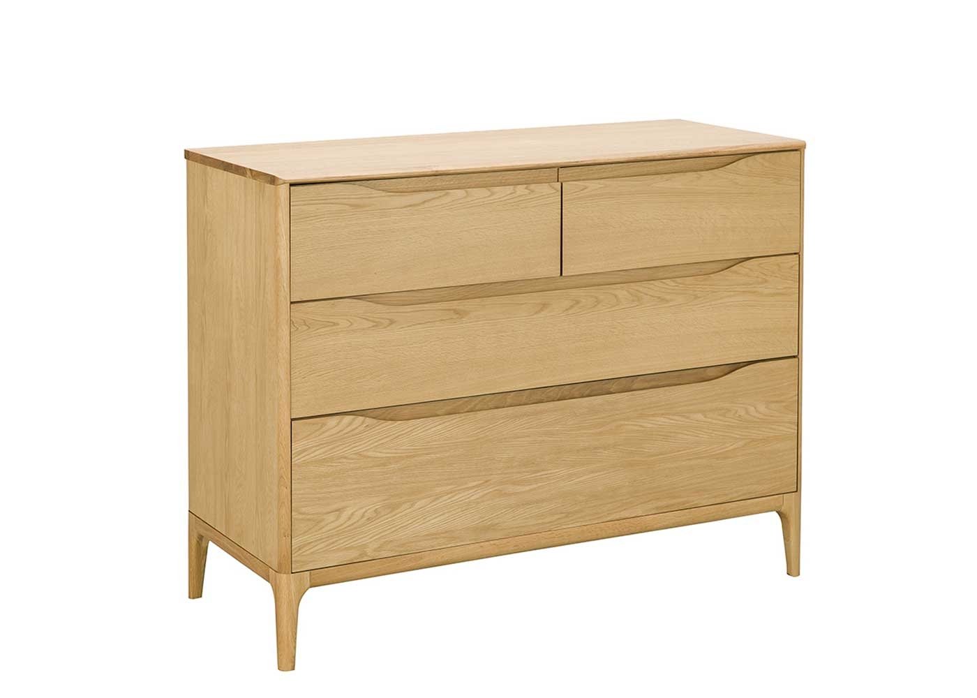 Ercol Rimini 4 Drawer Wide Chest
