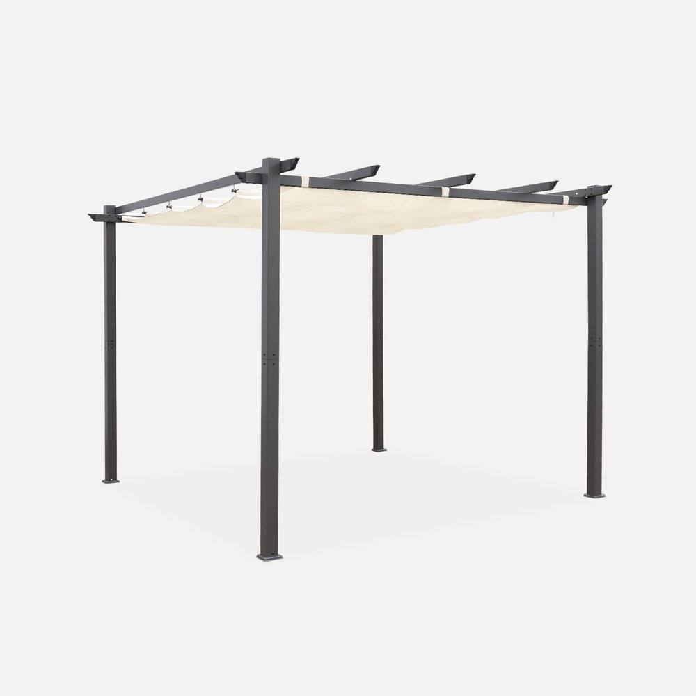 sweeek Replacement 3x3m Pergola Canopy Roof in White