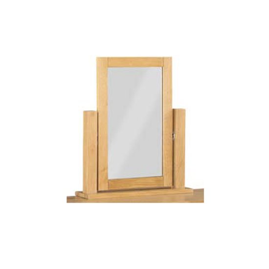 Tertia Dressing Mirror With Oak Frame