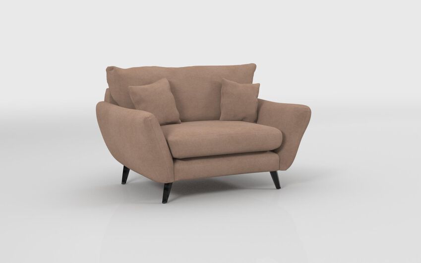 Brown Fabric Edale Snuggle Chair
