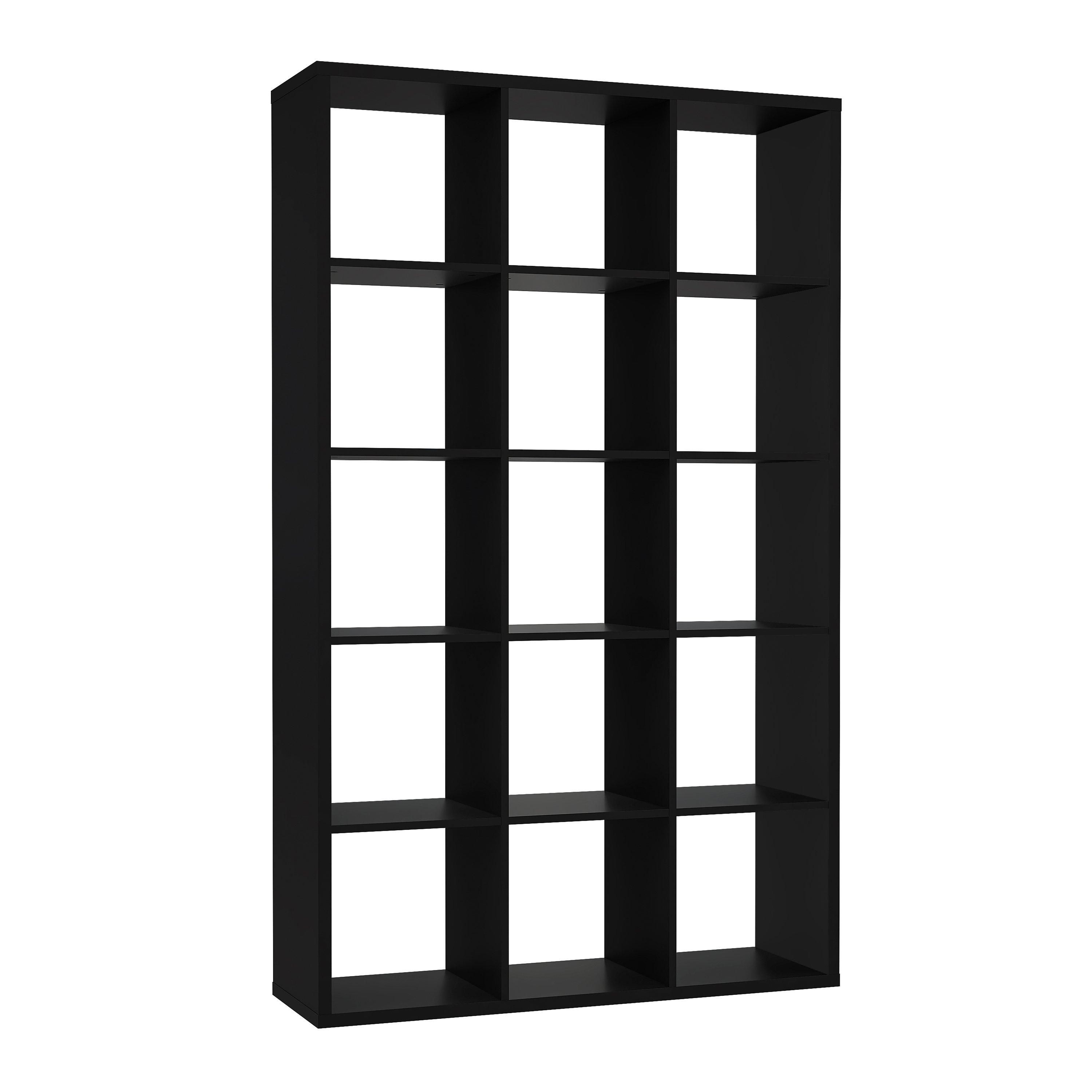 Furniture To Go Mauro 3x5 Storage Unit in in Black