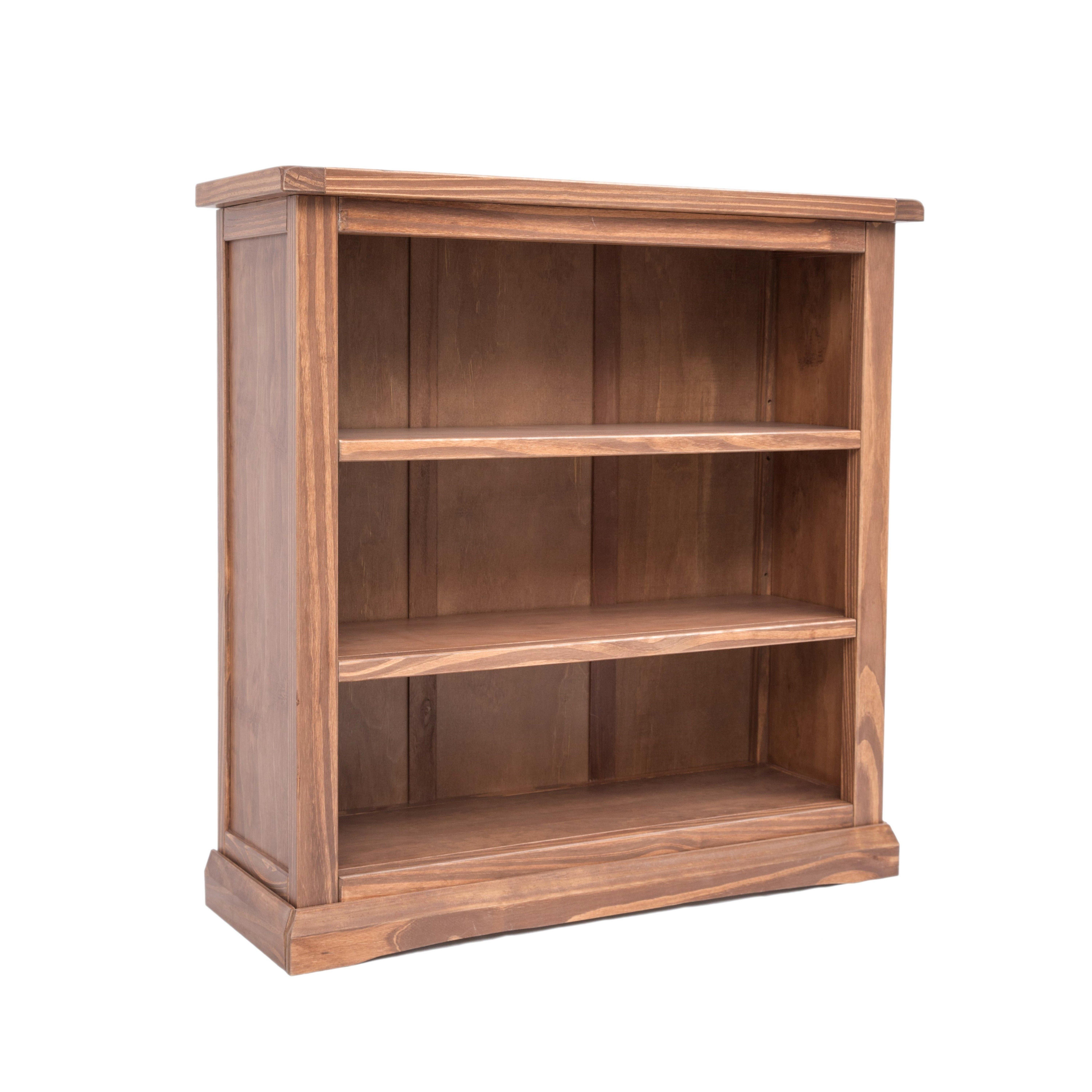 Cabinet Bits Bookcase with plinth 90x90x30cm in Brown