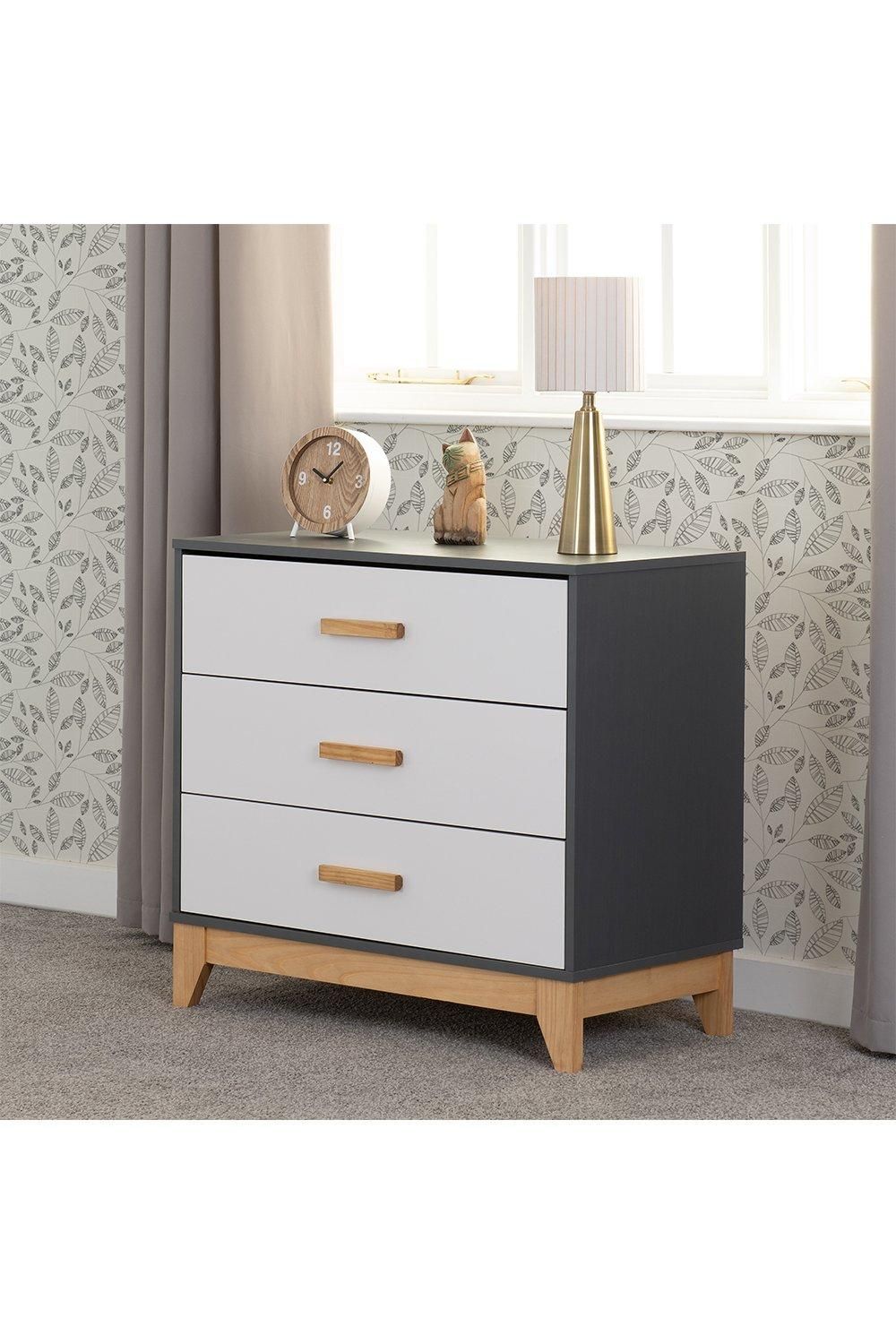 Seconique Cleveland 3 Drawer Chest