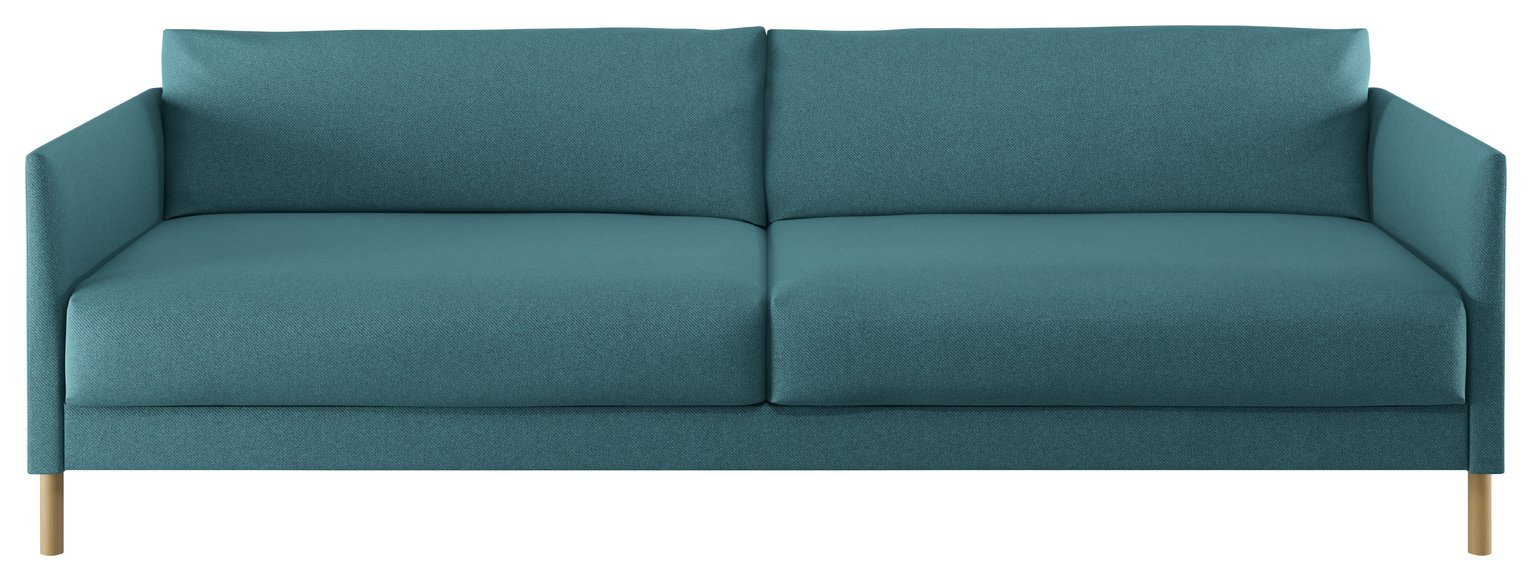 Habitat Hyde 3 Seater Fabric Sofa Bed - Teal