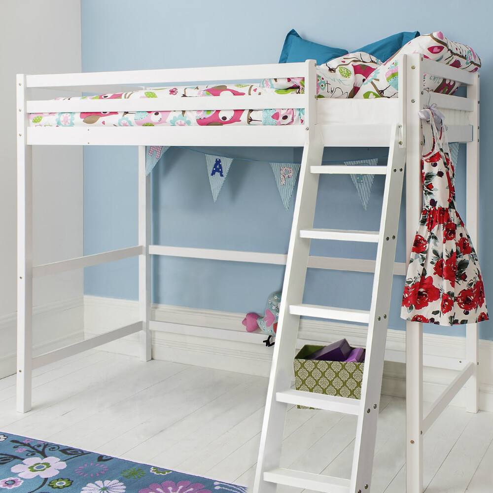Nöa and Nani Texas High Sleeper Cabin Bed in White