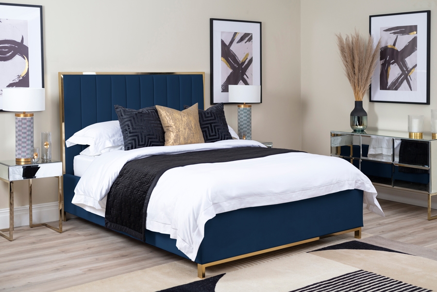 Hudson Bed Royal Blue