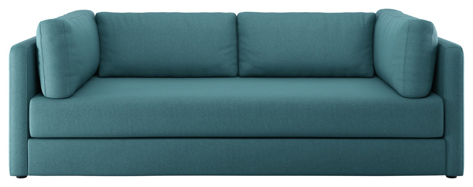 Habitat Flip 3 Seater Fabric Sofa Bed - Teal