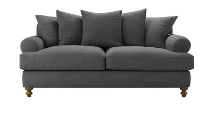 Teddy 2.5 Seat Sofabed in Monsoon Brushed Linen Cotton - sofa.com