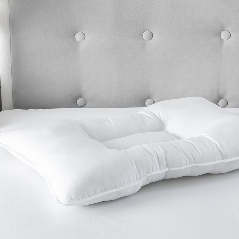 Snug City Anti Snore Soft Touch Pillow Pair Microfibre Cover in White