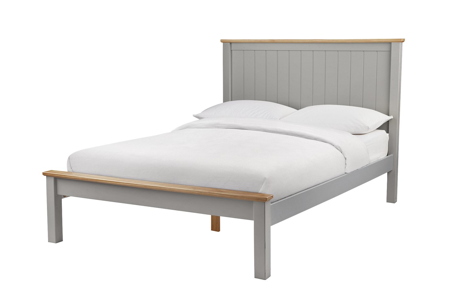 Habitat Grafton Small Double Bed Frame - Two Tone Grey