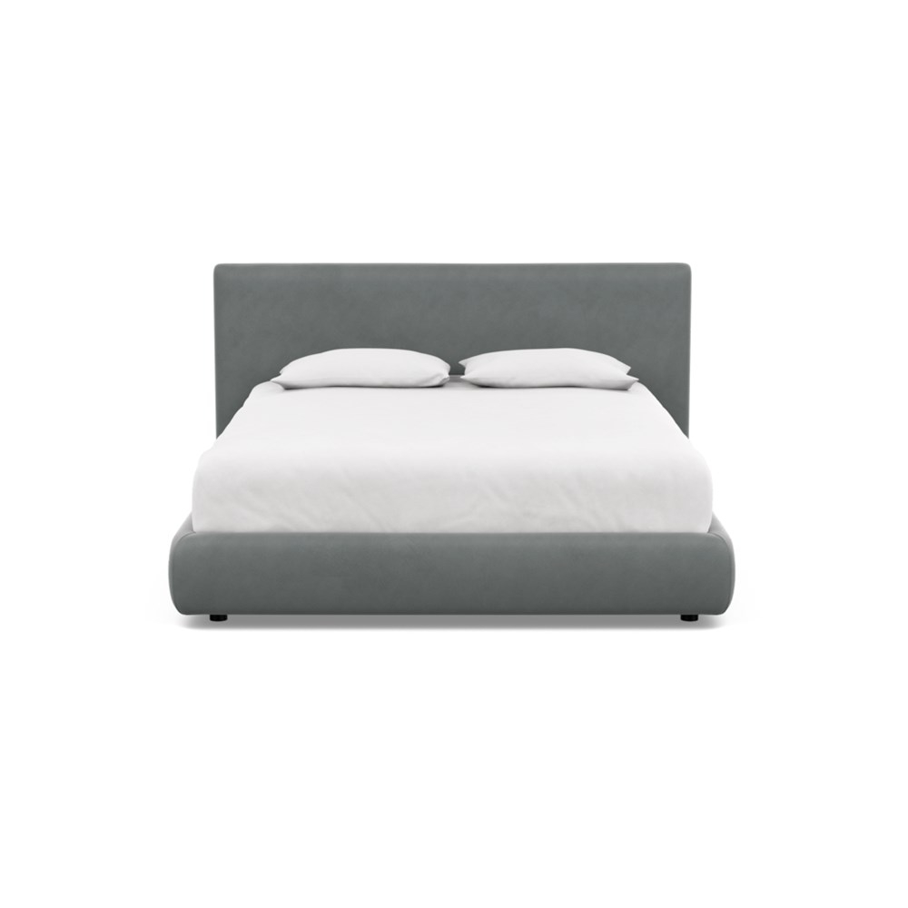 Heal's Alba Storage Bed King Marylebone Velvet Smoke