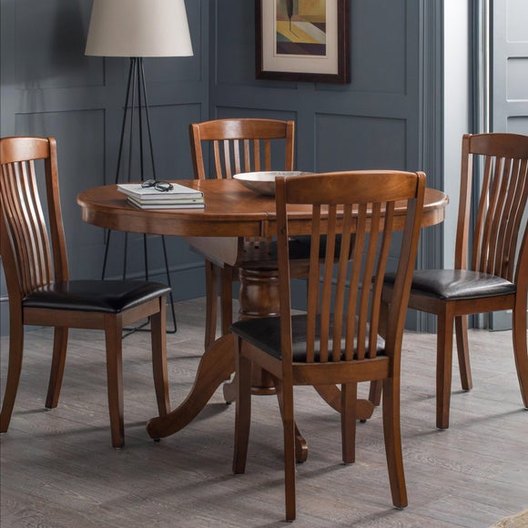 Canterbury 4 Seater Round To Oval Dining Table