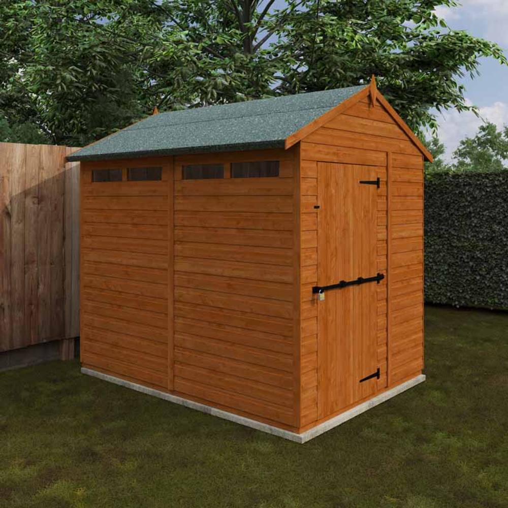 Buttercup Farm 8x6 Flex Apex Security 12mm Flex - L238.8 x W175 x H23.32 cm in Burnt Orange 5