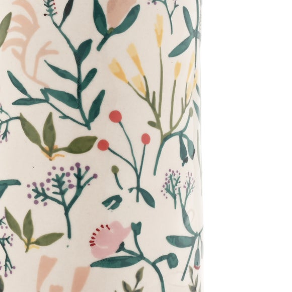 Hestia Floral Patterned Ceramic Vase 2