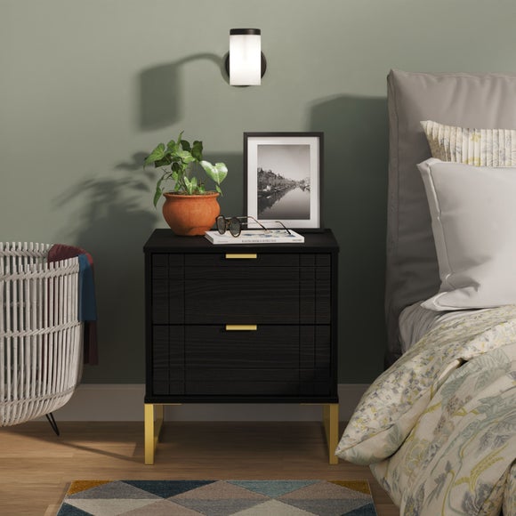 Darlton 2 Drawer Bedside Table