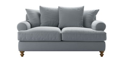 Teddy 2 Seat Sofabed in Sealion Smart Cotton - sofa.com