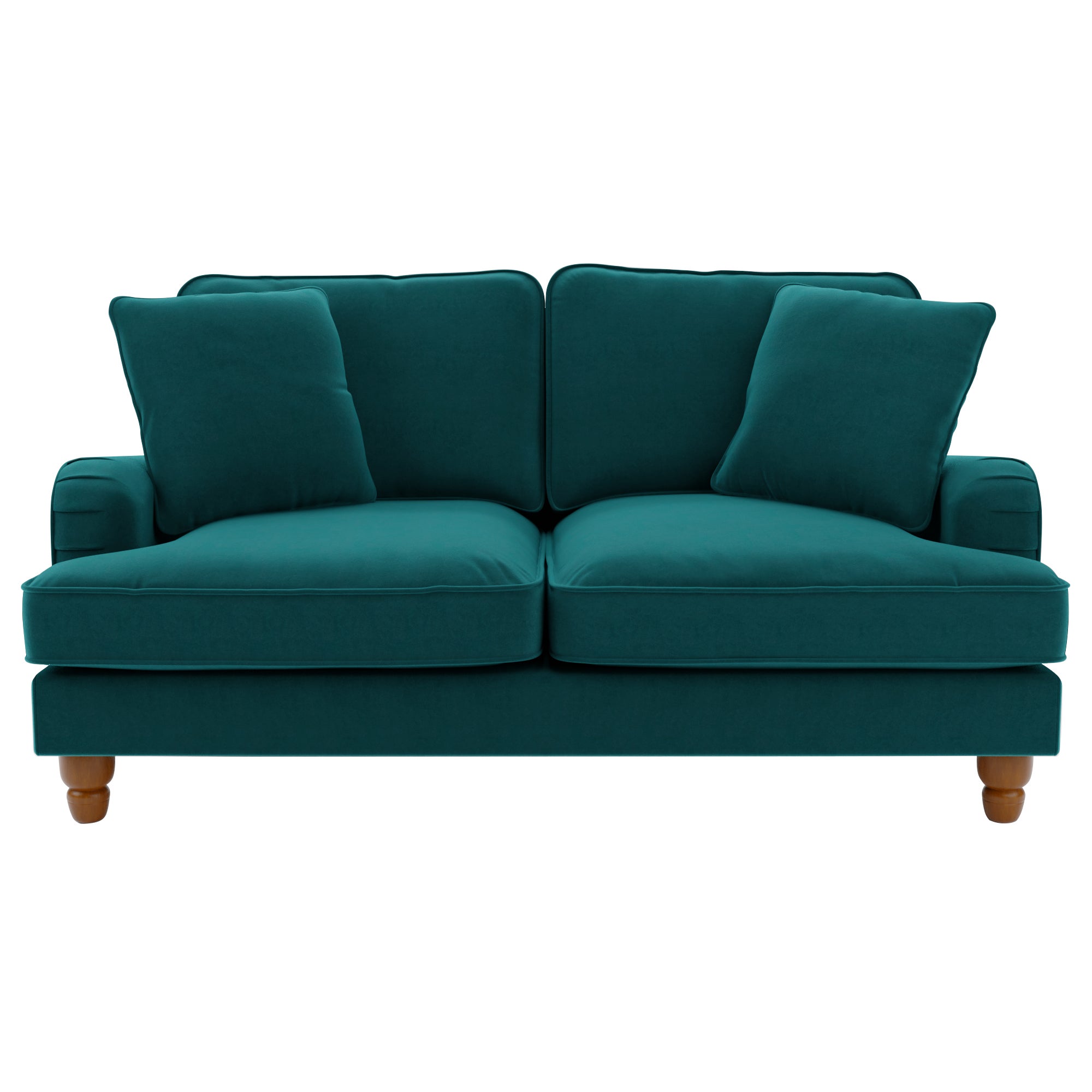 Beatrice Velvet 2 Seater Sofa Green